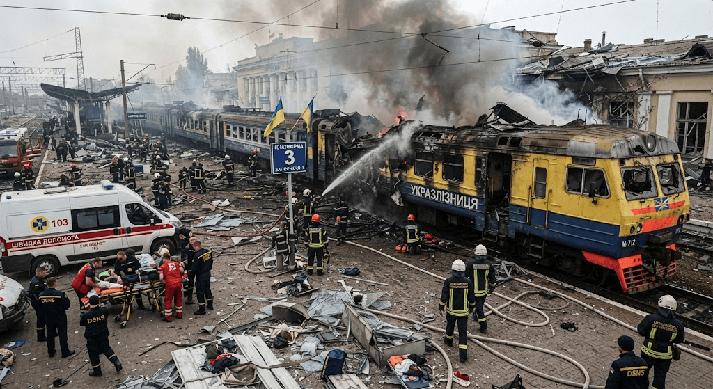 Tragedy in Central Ukraine: Russian Drone Strike on Dnipro Train Station Leaves 13 Dead, 5 Wounded Tragedy in Central Ukraine: Russian Drone Strike on Dnipro Train Station Leaves 13 Dead, 5 Wounded