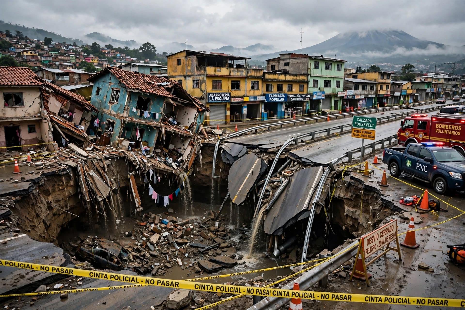 Massive Sinkhole Opens In Guatemala City, Swallowing Homes, Collapsing Highway After Torrential Overnight Downpour Massive Sinkhole Opens In Guatemala City, Swallowing Homes, Collapsing Highway After Torrential Overnight Downpour