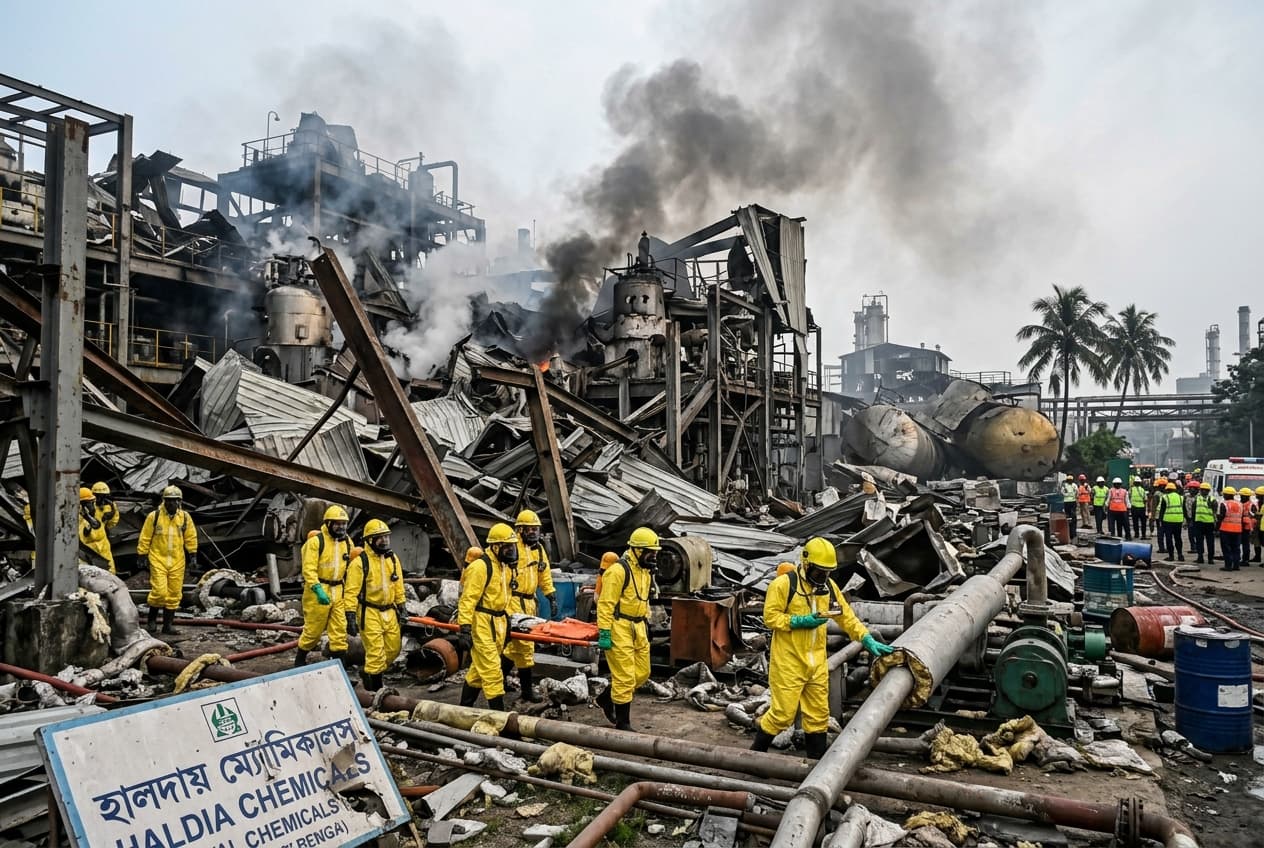 Chemical Plant Explosion Kills 18 In Eastern India, Toxic Smoke Spreads, Workers Trapped, Panic Grips Chemical Plant Explosion Kills 18 In Eastern India, Toxic Smoke Spreads, Workers Trapped, Panic Grips