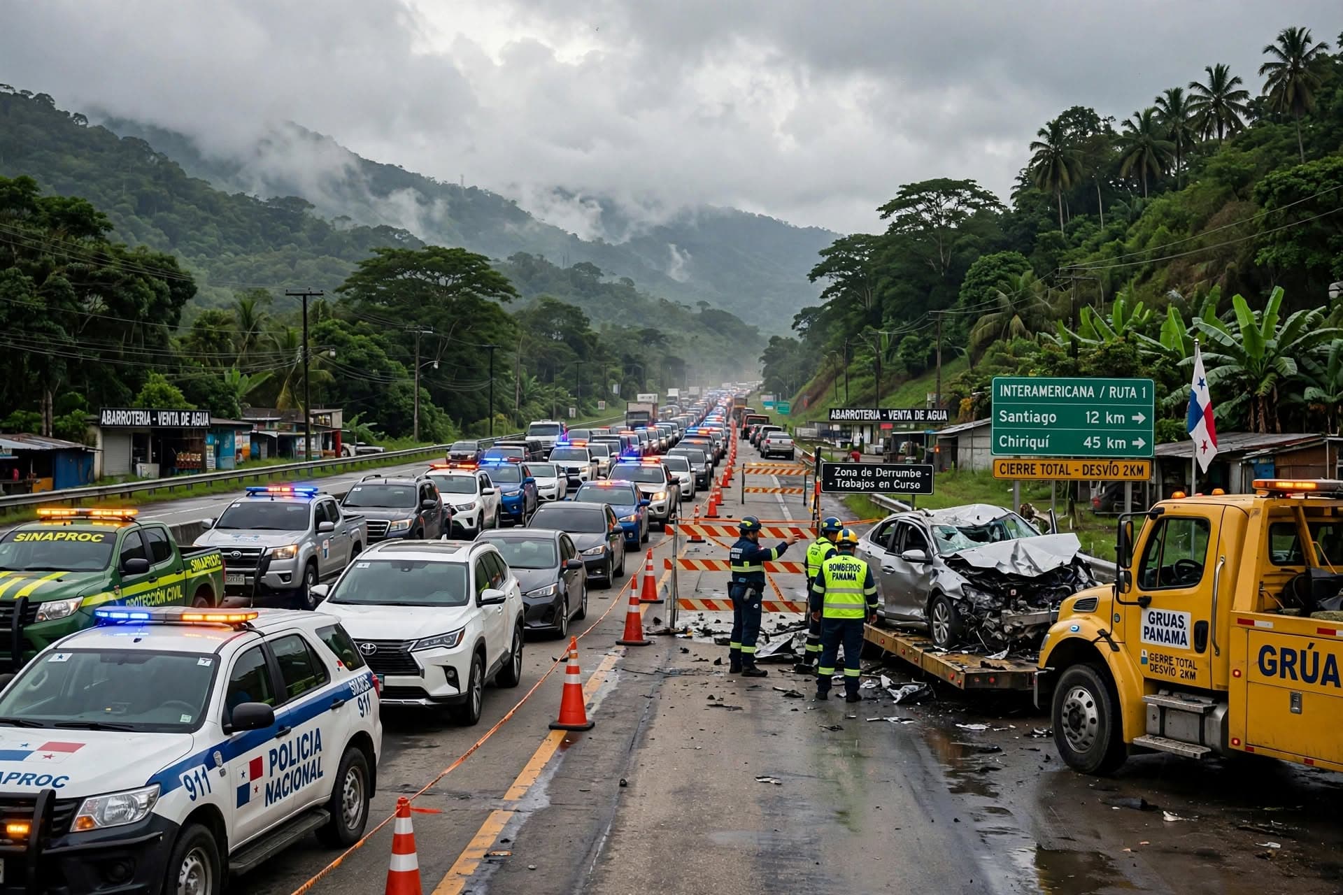 Deadly Head-On Crash on Inter-American Highway: Two Killed, Five Injured as Cars Collide Violently Deadly Head-On Crash on Inter-American Highway: Two Killed, Five Injured as Cars Collide Violently