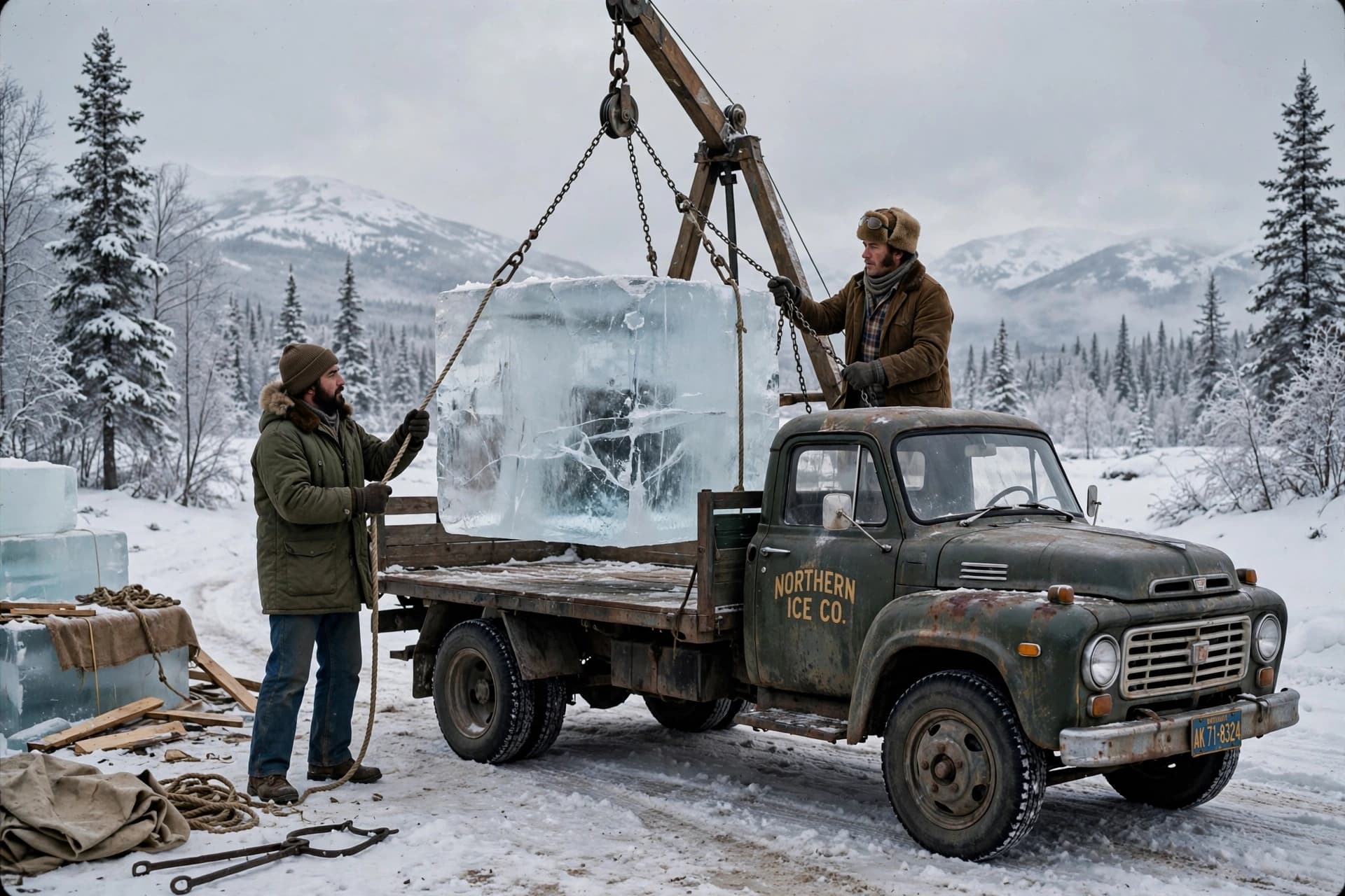 A Cold Case: The Story of the 2,500-Pound Ice Block A Cold Case: The Story of the 2,500-Pound Ice Block
