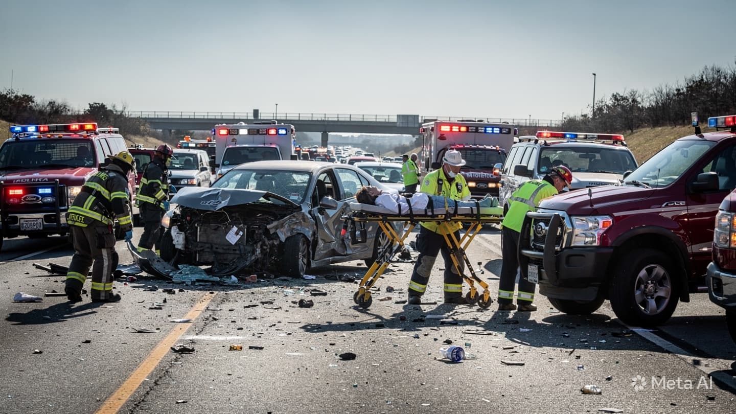 Fatal Road Accident: Four People Killed As Multiple Vehicles Collide On G45 Highway Fatal Road Accident: Four People Killed As Multiple Vehicles Collide On G45 Highway