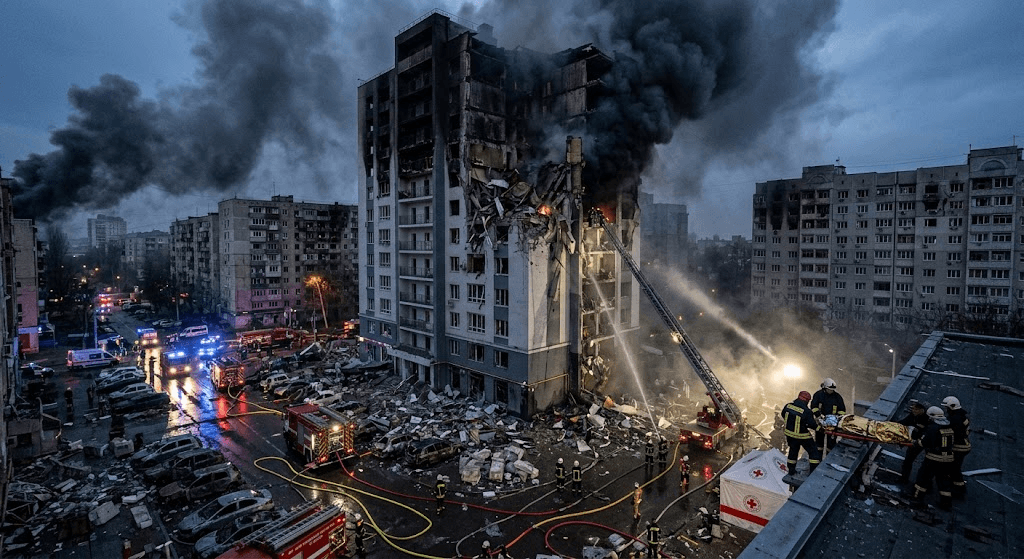 Night of Terror in Odesa: Massive Russian Strike Leaves Eight Injured, Including Five-Year-Old Child Night of Terror in Odesa: Massive Russian Strike Leaves Eight Injured, Including Five-Year-Old Child