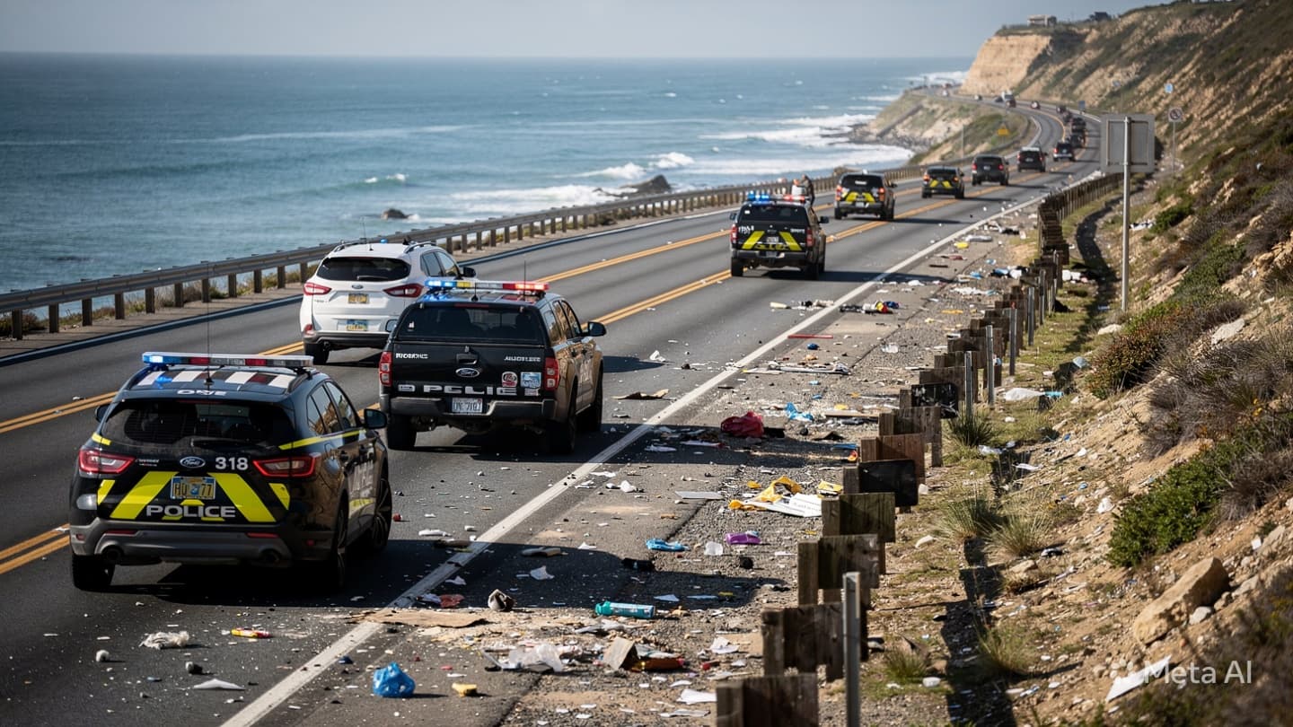 Coastal Highway Tragedy: Two People Killed in Multi-Vehicle Crash Confirmed by Highway Patrol Coastal Highway Tragedy: Two People Killed in Multi-Vehicle Crash Confirmed by Highway Patrol