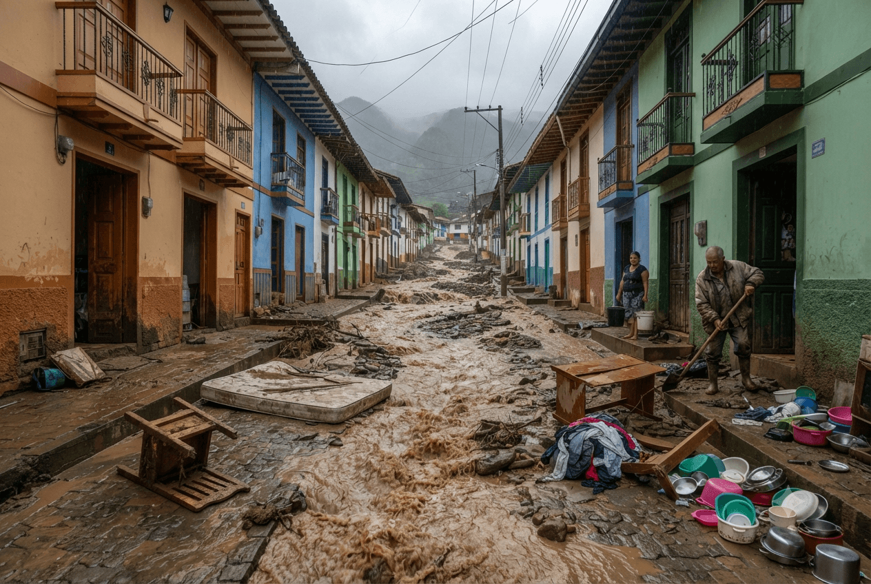 Antioquia Flash Flood Tragedy: Eight Lives Claimed As Raging Waters Surge Through Colombian Town Antioquia Flash Flood Tragedy: Eight Lives Claimed As Raging Waters Surge Through Colombian Town