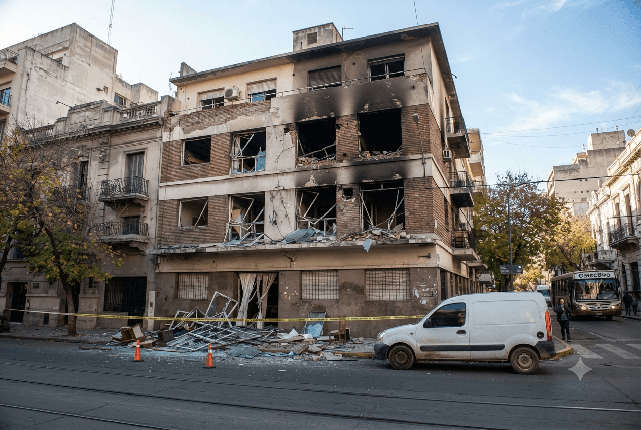 Fatal Blast in Mendoza: Gas Explosion Destroys Residential Unit Leaving Two Dead Fatal Blast in Mendoza: Gas Explosion Destroys Residential Unit Leaving Two Dead