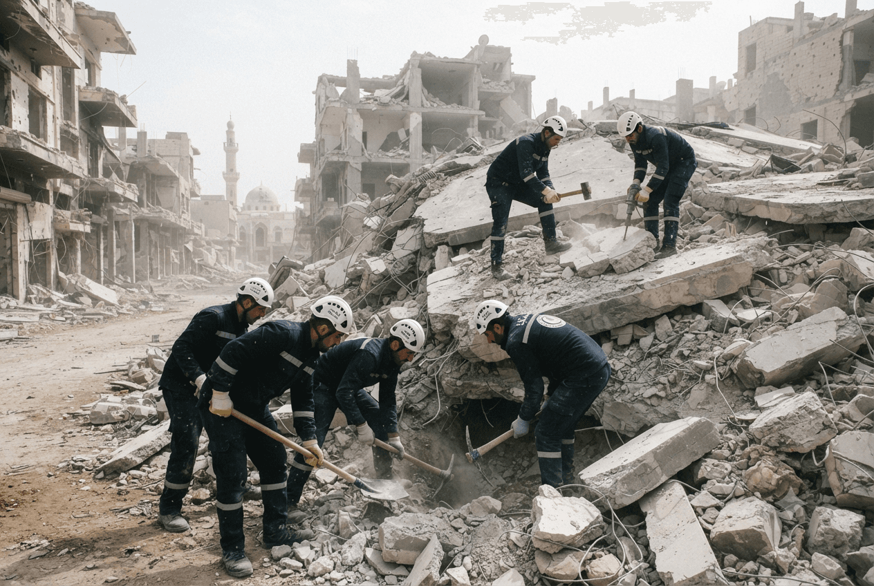 Building Collapse Tragedy: War-Damaged Structural Foundations Give Way in Aleppo Leaving One Resident Dead Building Collapse Tragedy: War-Damaged Structural Foundations Give Way in Aleppo Leaving One Resident Dead