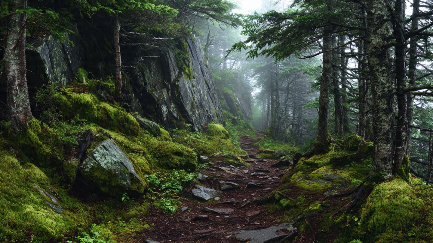 Where the Acadian Trail Fades Into Mist, A Long Search Through the Green Silence Where the Acadian Trail Fades Into Mist, A Long Search Through the Green Silence