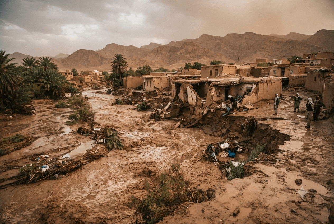 Kerman Flash Floods: Sudden Torrential Waters Sweep Through Rural Villages Leaving Six Dead Kerman Flash Floods: Sudden Torrential Waters Sweep Through Rural Villages Leaving Six Dead