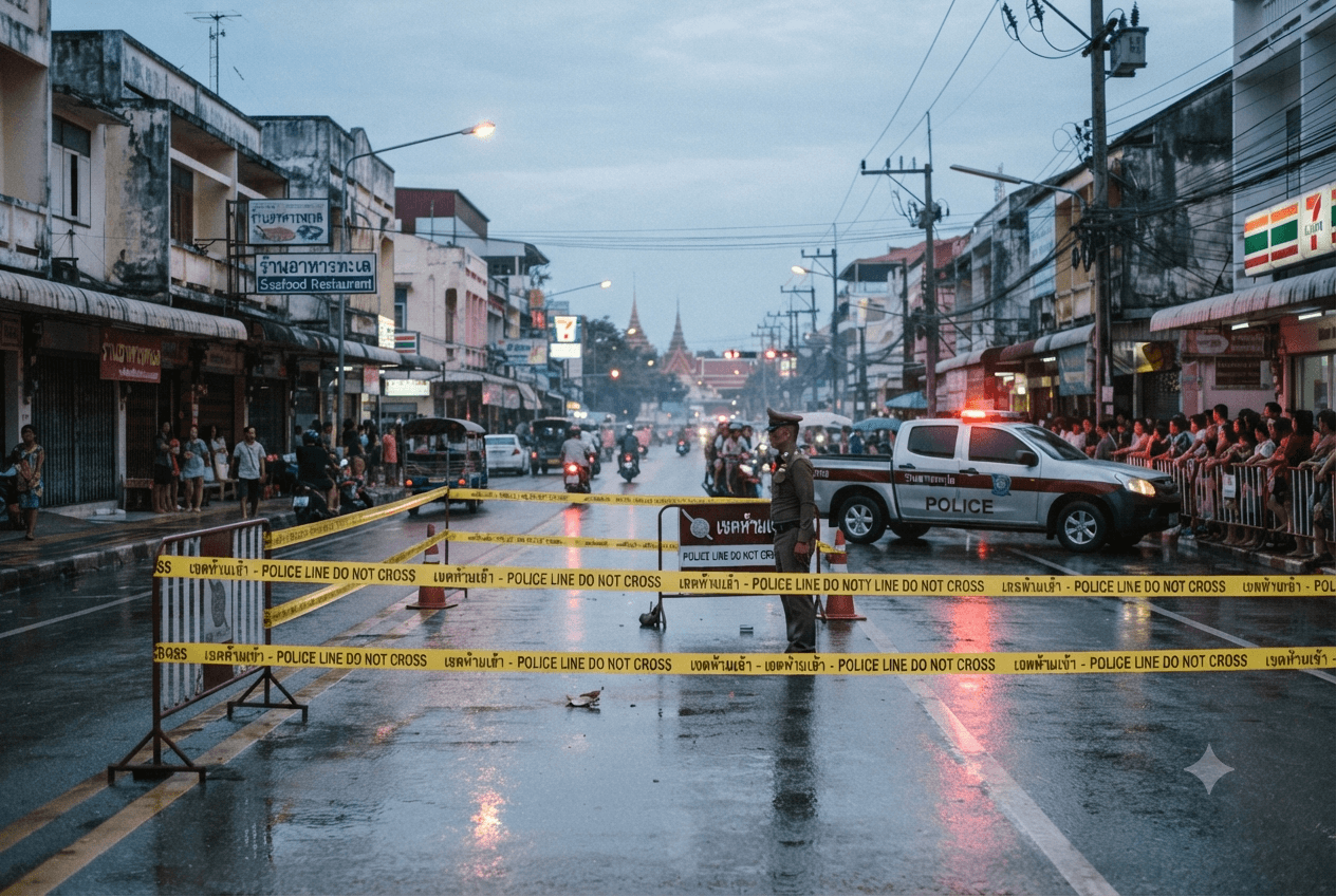 Deadly Road Incident In Hua Hin: One Pedestrian Killed, Three Hospitalized After Driver Strikes Group Deadly Road Incident In Hua Hin: One Pedestrian Killed, Three Hospitalized After Driver Strikes Group