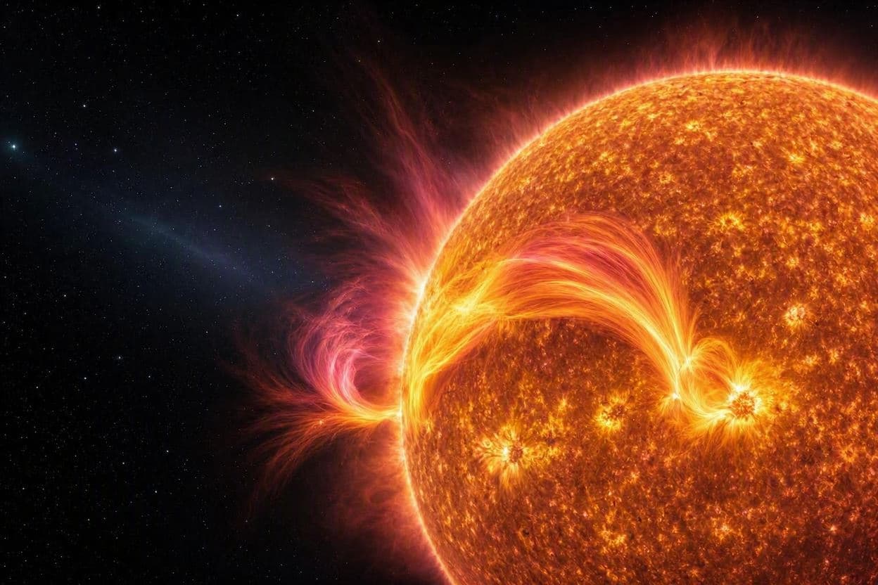 A Reminder of Our Star’s Dynamic Power and Reach A Reminder of Our Star’s Dynamic Power and Reach