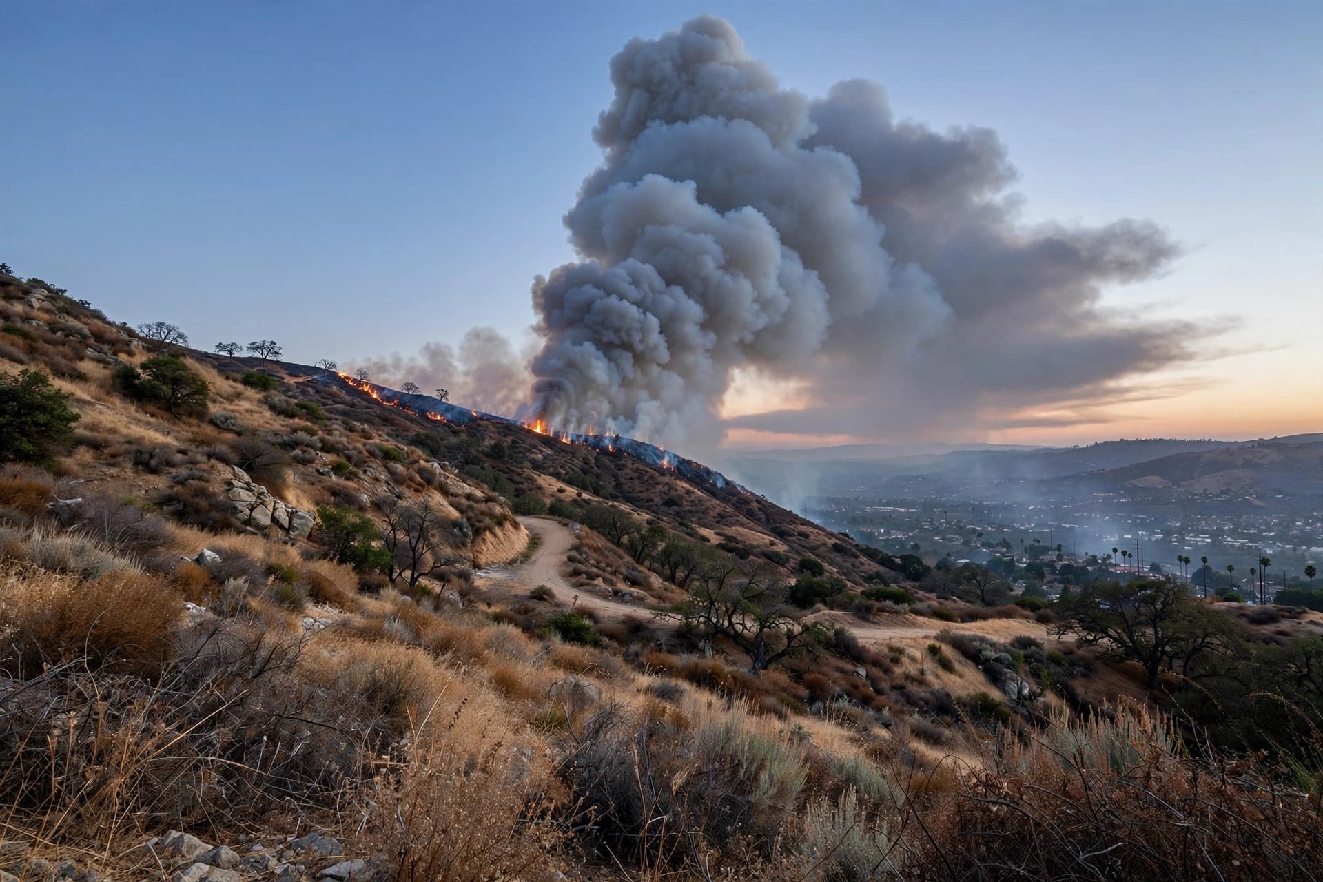 The Hills Are Burning, and the Wind Is Still Blowing The Hills Are Burning, and the Wind Is Still Blowing