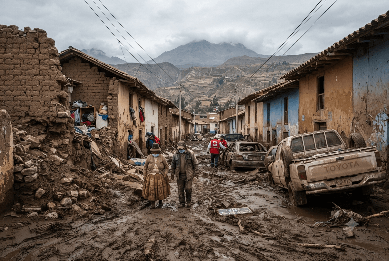 Arequipa Flash Flood Disaster: Raging Waters Destroy Homes and Claim Two Lives in Southern Peru Arequipa Flash Flood Disaster: Raging Waters Destroy Homes and Claim Two Lives in Southern Peru