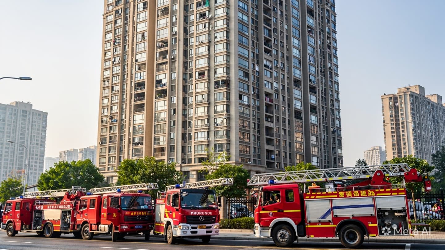 Shanghai Fire Disaster: Two Elderly Residents Killed In High-Rise Residential Building Blaze Today Shanghai Fire Disaster: Two Elderly Residents Killed In High-Rise Residential Building Blaze Today