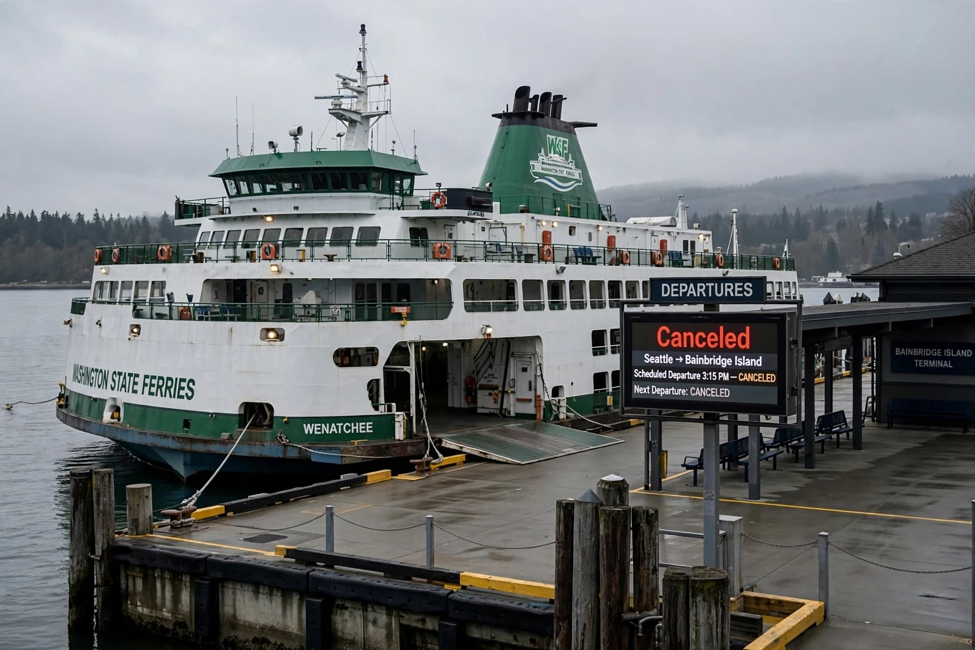 72 Percent of Washington State Ferries Out of Service Amid Sick-Out 72 Percent of Washington State Ferries Out of Service Amid Sick-Out