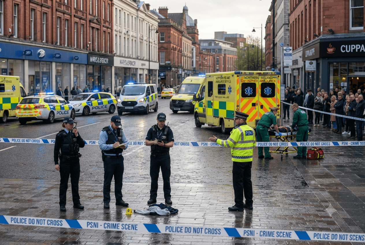 Belfast Street Assault: City Center Violent Attack Leaves Man Dead in Northern Ireland Belfast Street Assault: City Center Violent Attack Leaves Man Dead in Northern Ireland