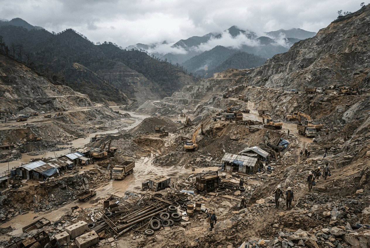 Kachin Quarry Disaster: Six Miners Killed Following Illegal Extraction Site Collapse On Wednesday Morning Kachin Quarry Disaster: Six Miners Killed Following Illegal Extraction Site Collapse On Wednesday Morning