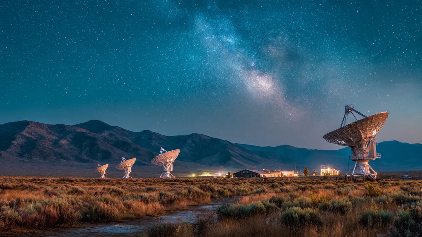 In Nevada's Silence, Humanity Listens Again to the Stars In Nevada's Silence, Humanity Listens Again to the Stars