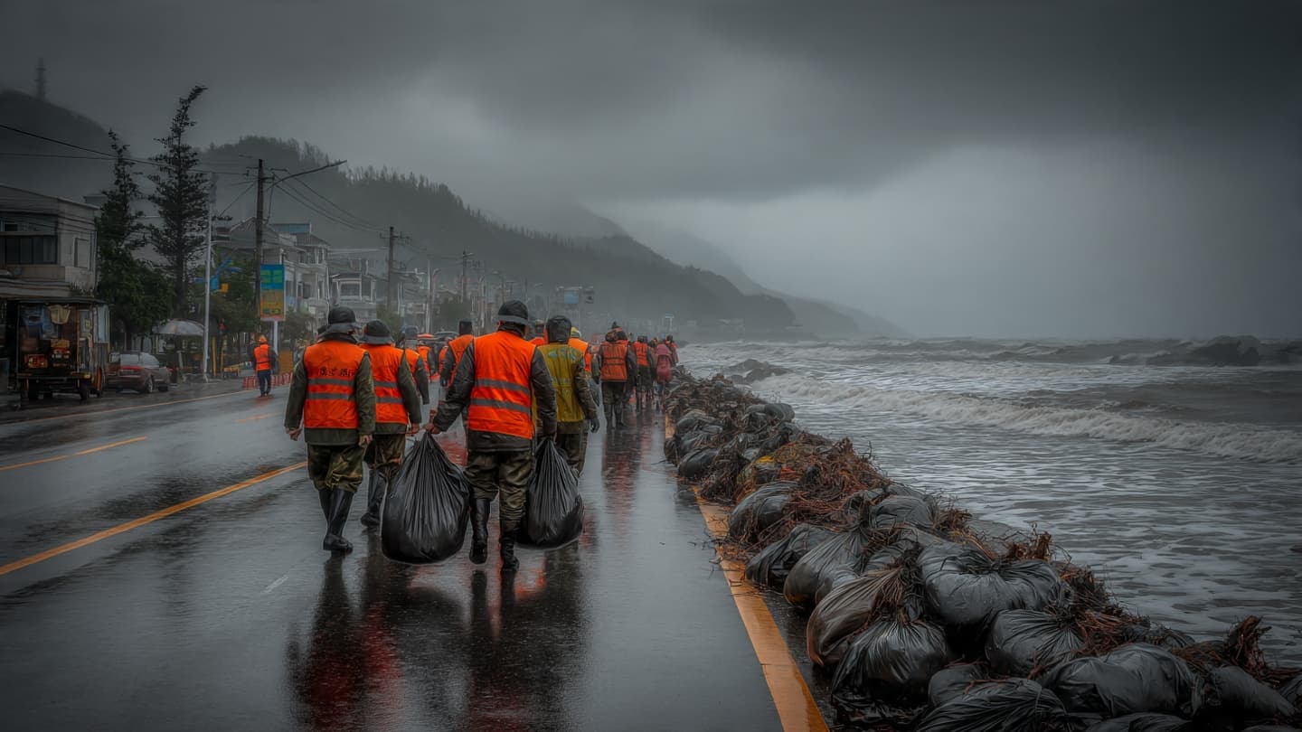 From Open Waters to Eastern Shores, Typhoon Dolphin Carries Rain and Disruption Toward China From Open Waters to Eastern Shores, Typhoon Dolphin Carries Rain and Disruption Toward China