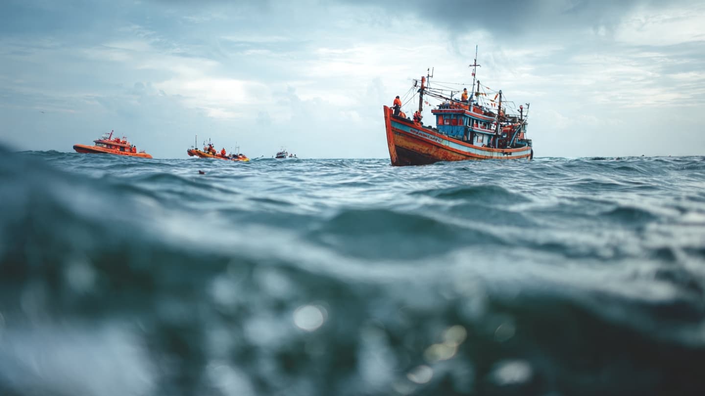 The Sea of Indramayu Suddenly Filled with Hope and Search The Sea of Indramayu Suddenly Filled with Hope and Search