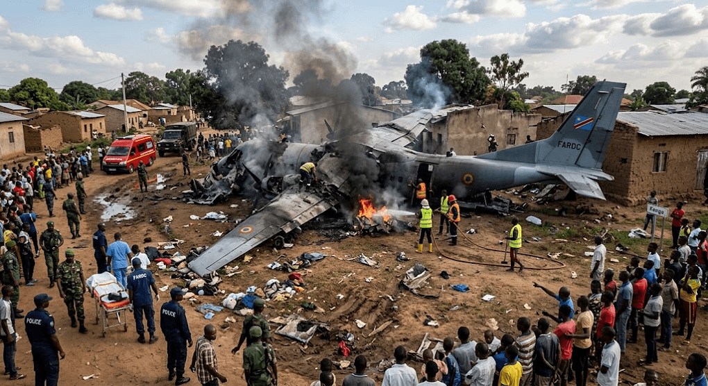 Military Plane Crash Kills At Least 14 in DRC, Including Top Commanders Military Plane Crash Kills At Least 14 in DRC, Including Top Commanders