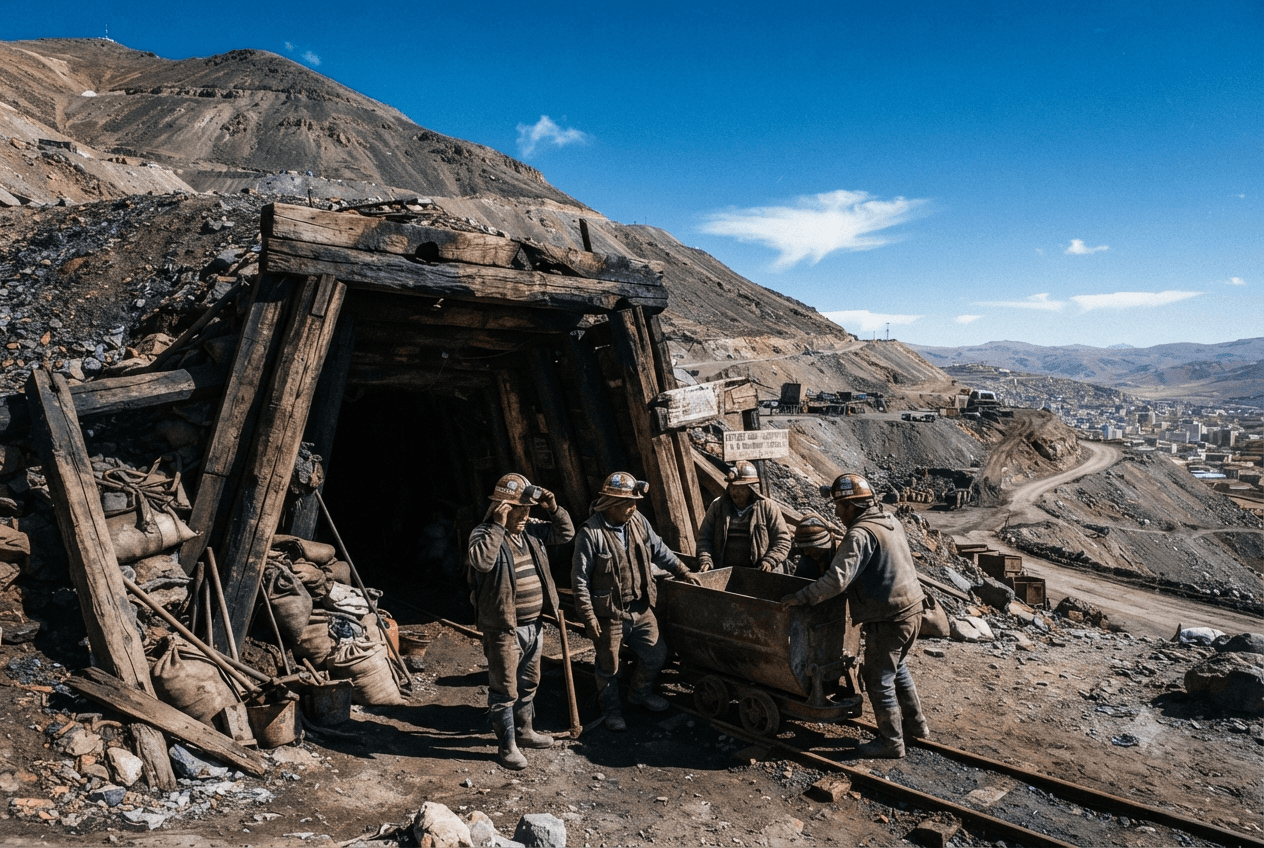 Potosí Mine Collapse: Shaft Failure Leaves Four Miners Dead in Underground Workings Today Potosí Mine Collapse: Shaft Failure Leaves Four Miners Dead in Underground Workings Today
