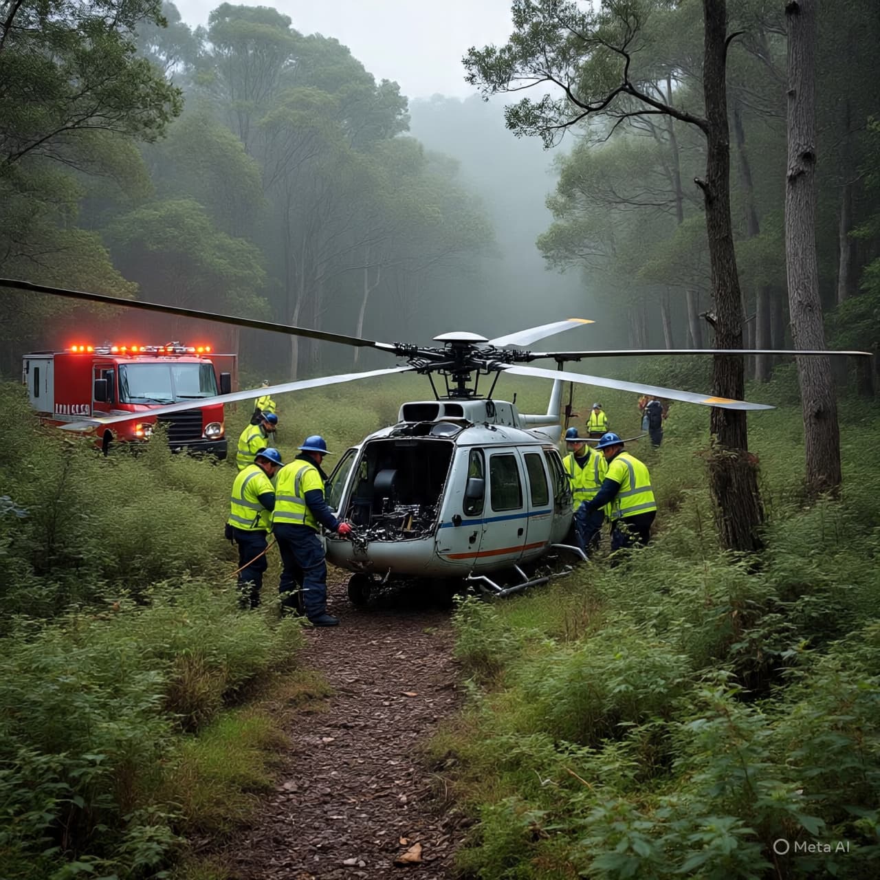 Where Sky Meets Forest: The Investigation After a Helicopter Crash Near Drake Where Sky Meets Forest: The Investigation After a Helicopter Crash Near Drake
