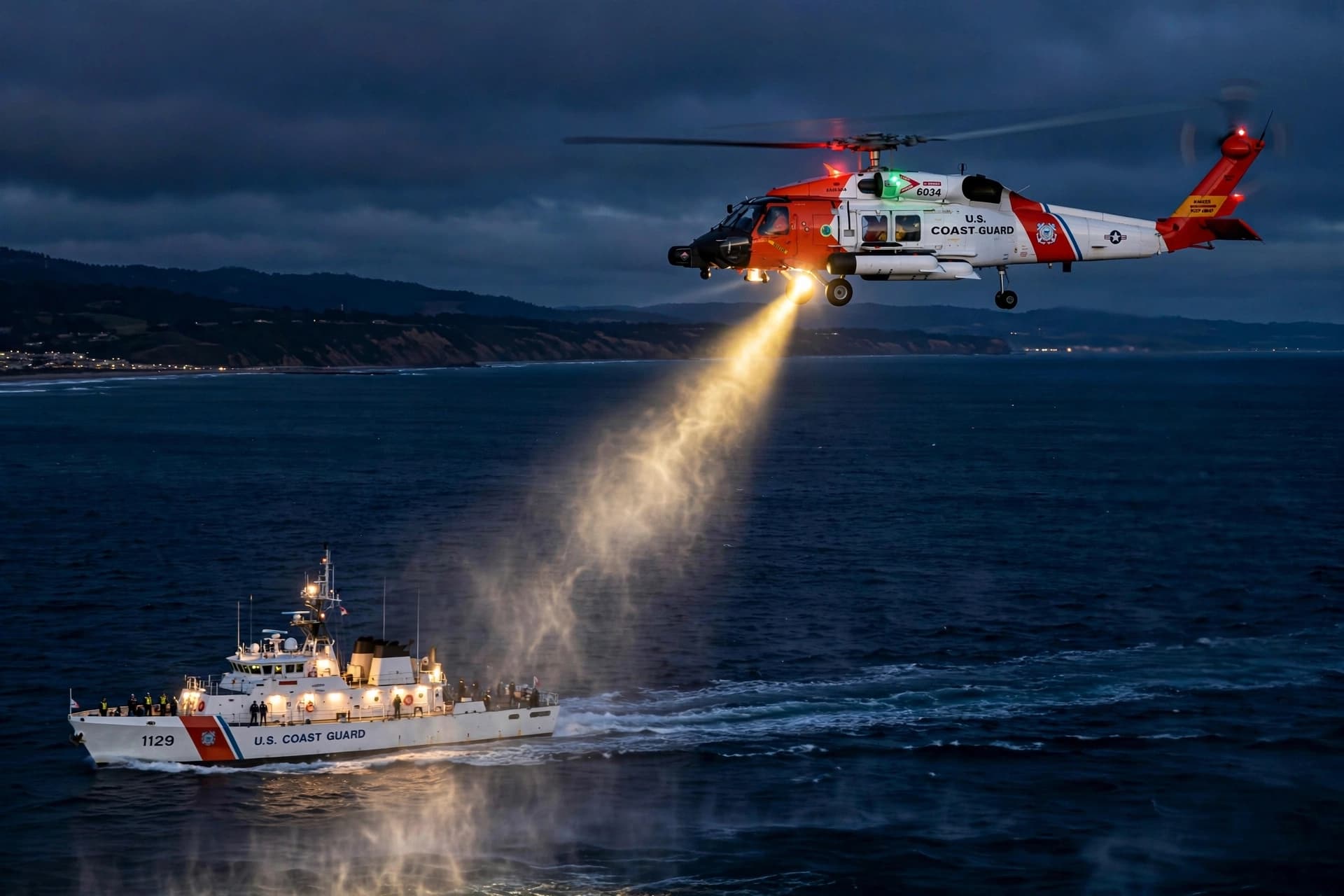 The Plane Went Blind; the Coast Guard Found Only Debris The Plane Went Blind; the Coast Guard Found Only Debris