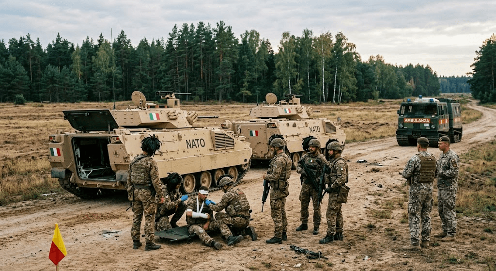 NATO Training Incident: 4 Italian Soldiers Injured in Accidental Live-Fire Shooting in Latvia NATO Training Incident: 4 Italian Soldiers Injured in Accidental Live-Fire Shooting in Latvia