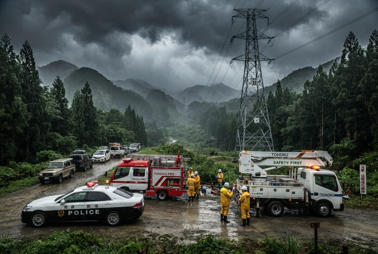 Northern Honshu Weather Carnage: Severe Lightning and Wind Storms Strike Outdoor Workers, Leaving One Dead Northern Honshu Weather Carnage: Severe Lightning and Wind Storms Strike Outdoor Workers, Leaving One Dead