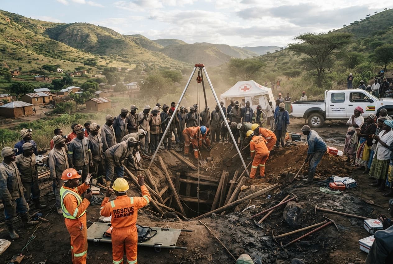 Artisanal Mining Tragedy in Zimbabwe: Chrome Mine Cave-In Leaves Three Dead in Shurugwi Artisanal Mining Tragedy in Zimbabwe: Chrome Mine Cave-In Leaves Three Dead in Shurugwi