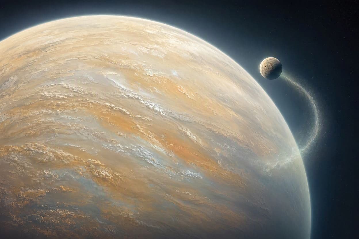 Venus spins alone, and the reason may be a moon it swallowed Venus spins alone, and the reason may be a moon it swallowed