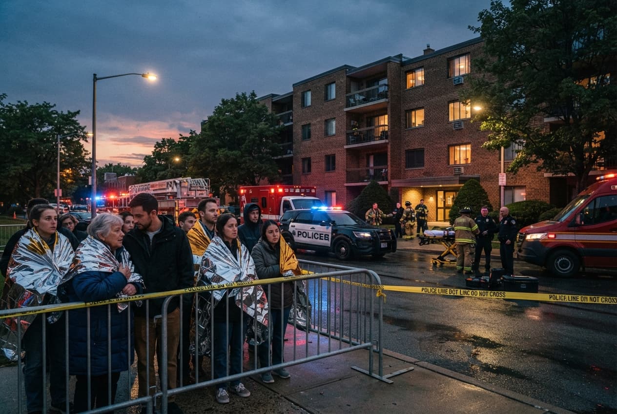 Residential Apartment Blaze: Fire In Aalborg Complex Claims One Life As Dozens Evacuate Residential Apartment Blaze: Fire In Aalborg Complex Claims One Life As Dozens Evacuate
