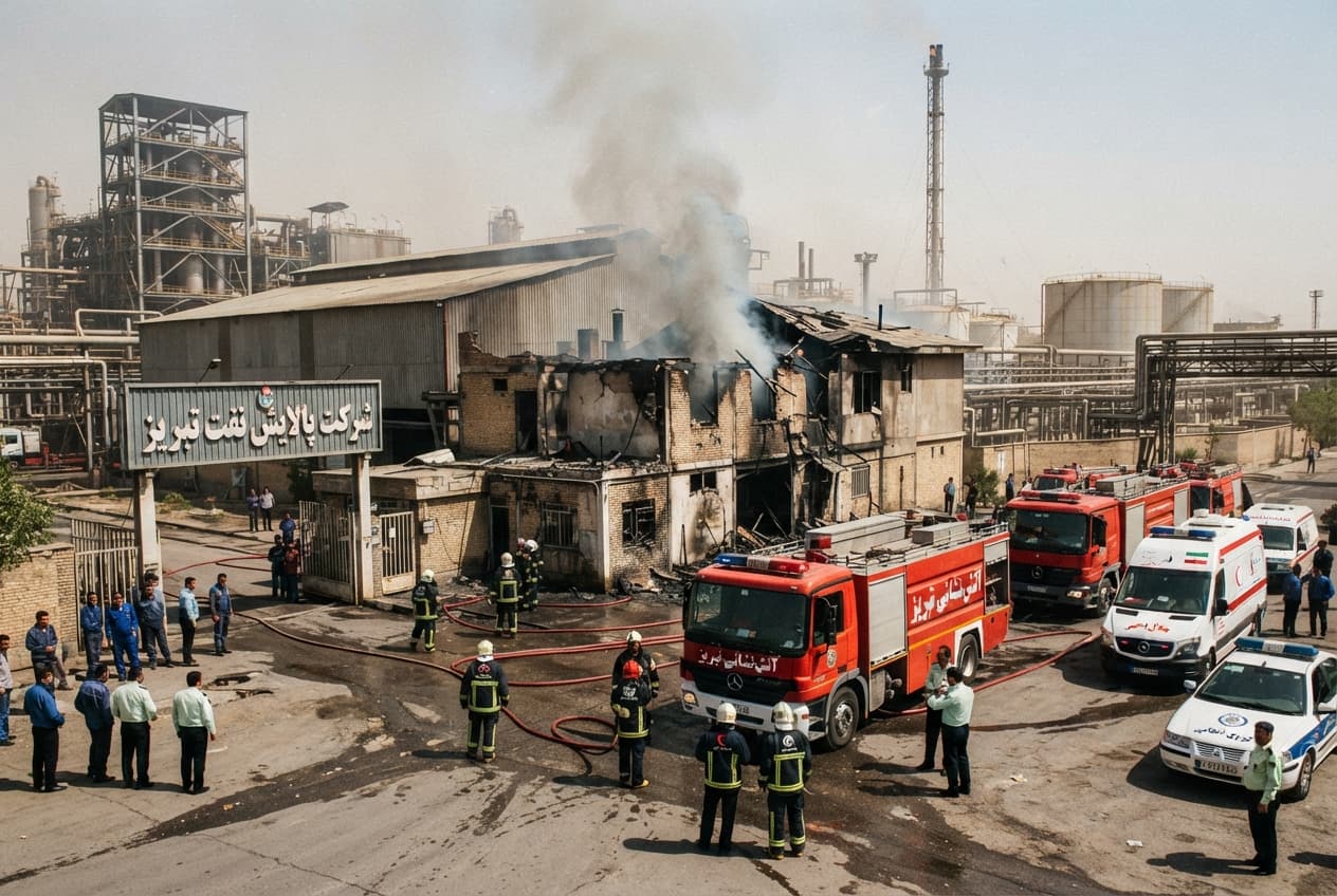 Industrial Plant Boiler Blast: Two Technicians Hospitalized Following Severe Explosion Near Tabriz Industrial Plant Boiler Blast: Two Technicians Hospitalized Following Severe Explosion Near Tabriz