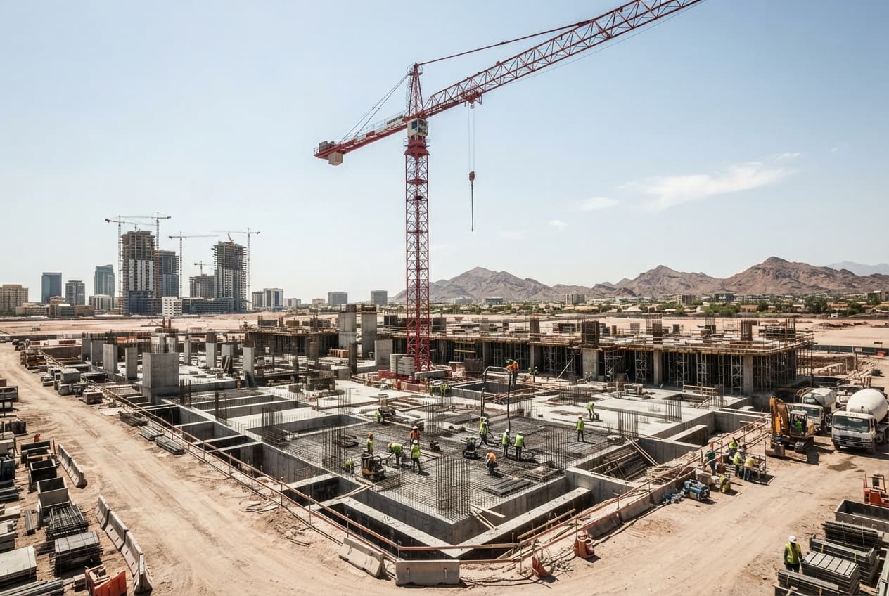 Construction Site Collapse: Crane Malfunction in Lusail Drops Heavy Cargo Killing One Worker Construction Site Collapse: Crane Malfunction in Lusail Drops Heavy Cargo Killing One Worker