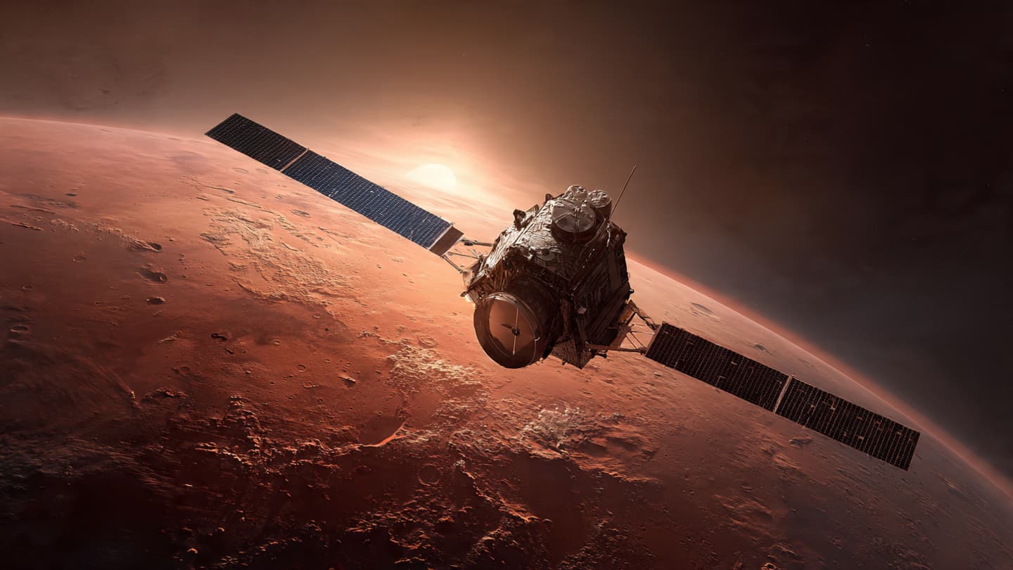 A fading connection between Earth and a Mars observer in deep space A fading connection between Earth and a Mars observer in deep space