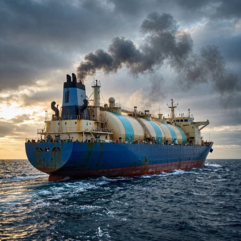 A Strike in the Strait: Qatari LNG Tanker Hit in Hormuz A Strike in the Strait: Qatari LNG Tanker Hit in Hormuz