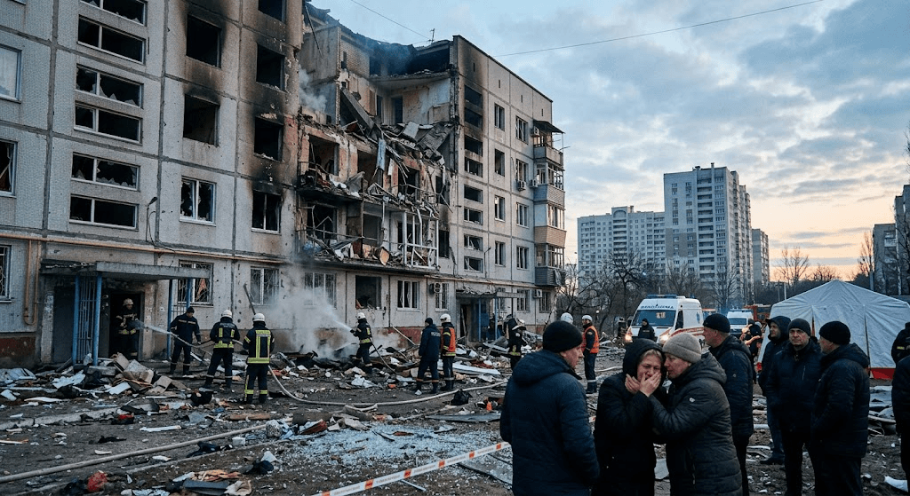 Overnight Terror in Kyiv: Russian Strikes Claim at Least 3 Lives, Including a Child Overnight Terror in Kyiv: Russian Strikes Claim at Least 3 Lives, Including a Child