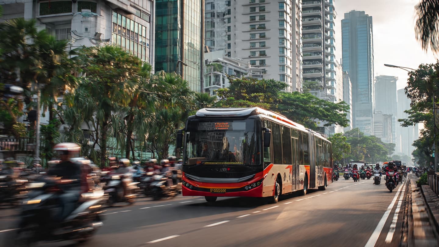 Between City Lights and Cleaner Air, Indonesia Searches for a More Sustainable Future for Urban Transportation Systems Between City Lights and Cleaner Air, Indonesia Searches for a More Sustainable Future for Urban Transportation Systems