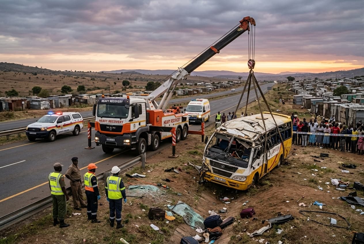 Six Dead, Several Hurt After Long-Distance Bus Crashes on Nairobi-Mombasa Highway Six Dead, Several Hurt After Long-Distance Bus Crashes on Nairobi-Mombasa Highway