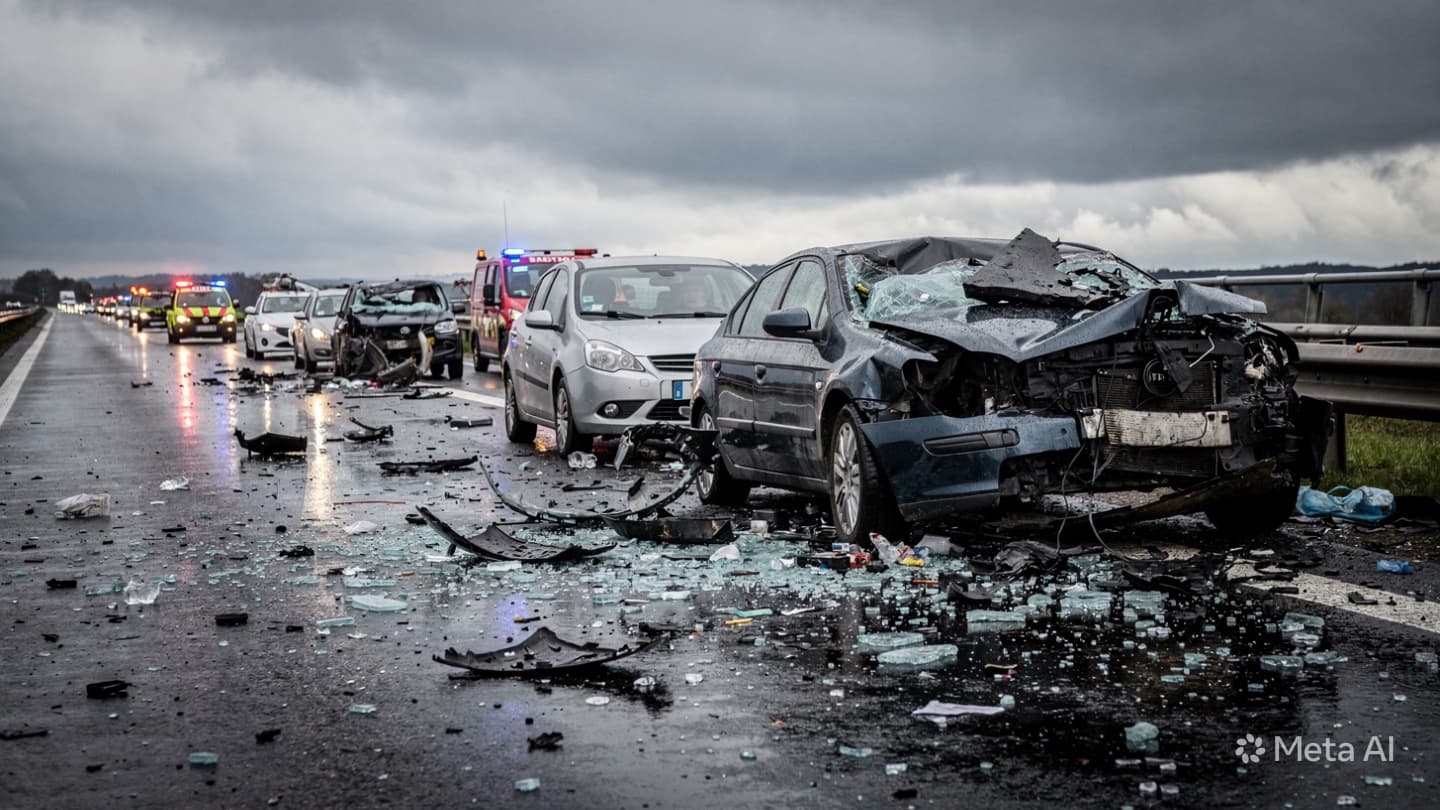 France Road Tragedy: Three Dead As Massive Pileup Disrupts Traffic On The A10 Highway France Road Tragedy: Three Dead As Massive Pileup Disrupts Traffic On The A10 Highway