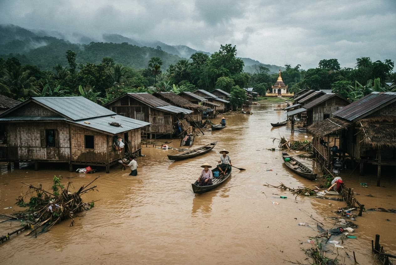 Severe Flooding Across Myanmar Kale Township Destroys Farmland, Claiming Five Lives This Week Severe Flooding Across Myanmar Kale Township Destroys Farmland, Claiming Five Lives This Week