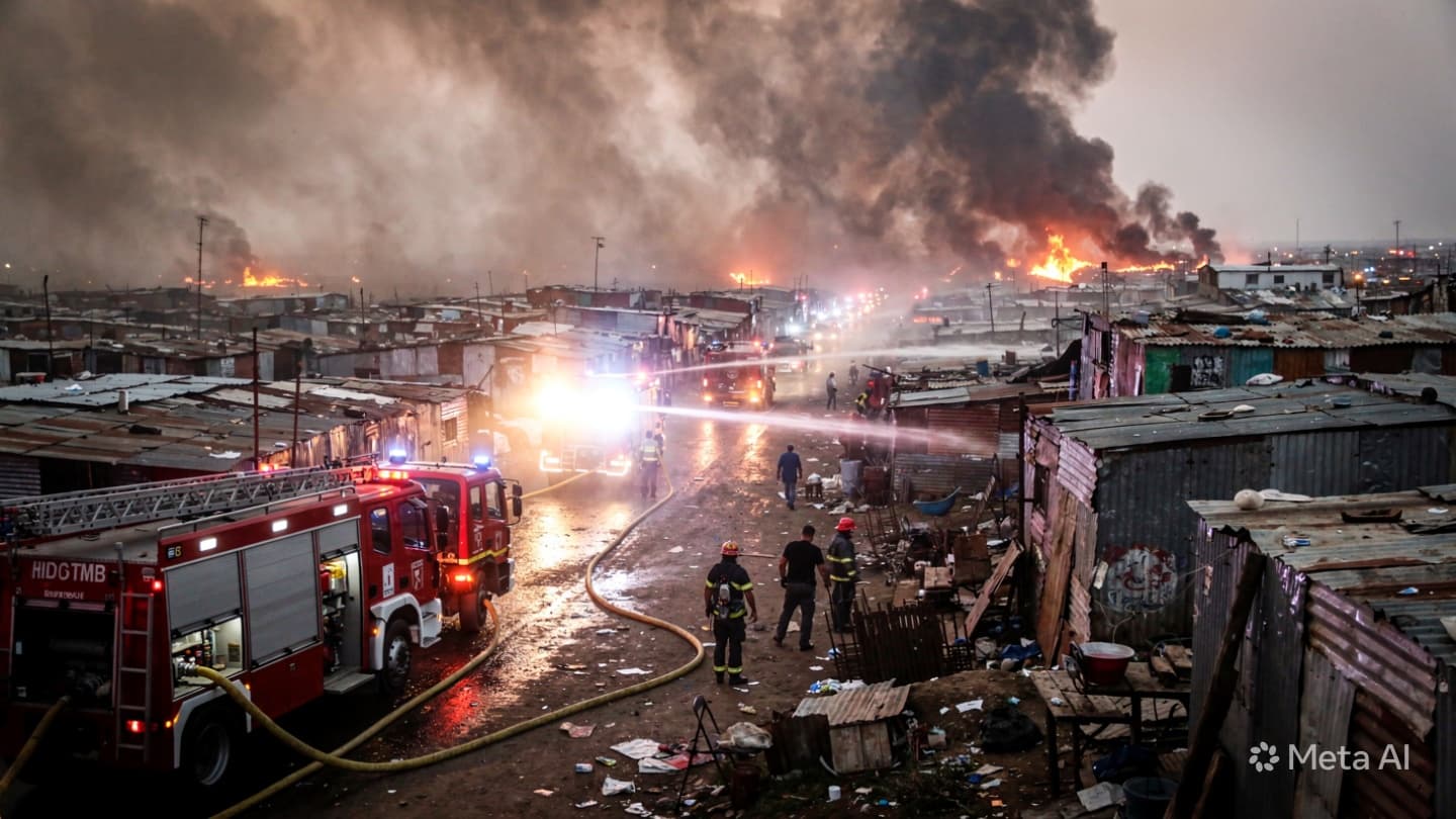 Between Closely Built Structures, Fire Spread Beyond Initial Origins Between Closely Built Structures, Fire Spread Beyond Initial Origins