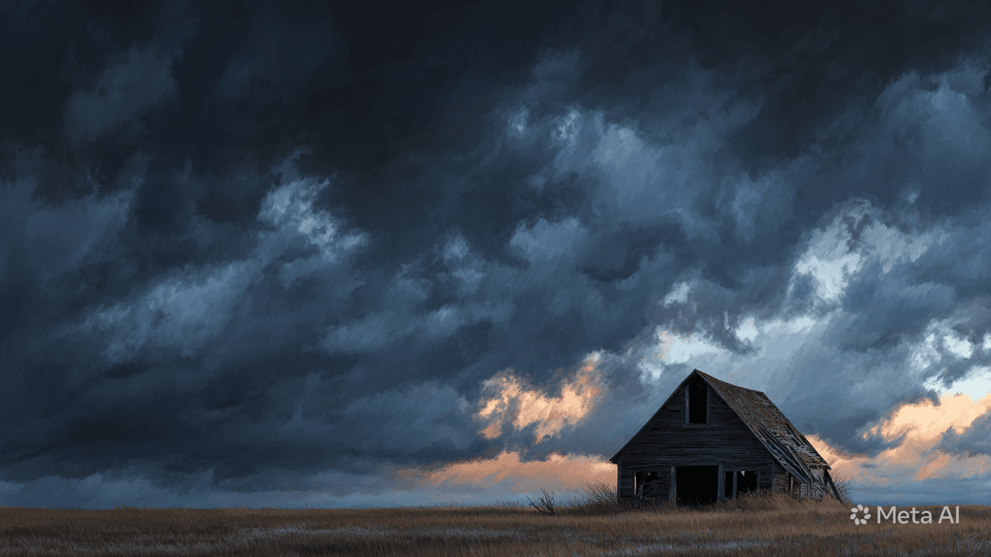 When the Sky Descends: Reflections on a Quiet Farmstead Lost to the Fierce Prairies Wind When the Sky Descends: Reflections on a Quiet Farmstead Lost to the Fierce Prairies Wind