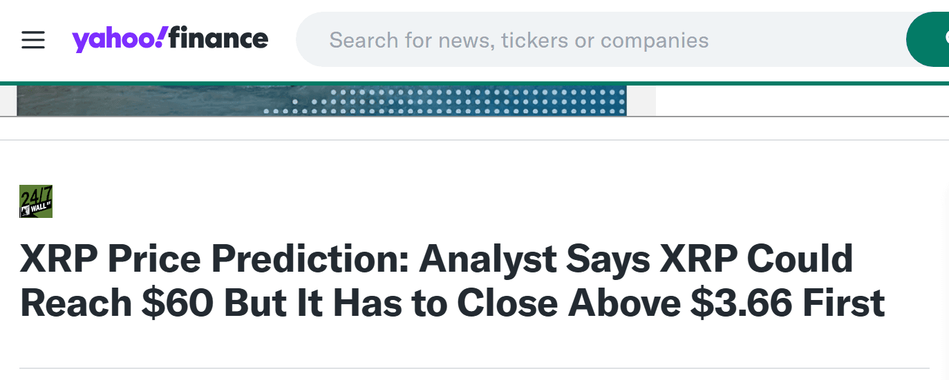 🚨 YAHOO FINANCE: XRP COULD HIT $60 — XRPL SURPASSES 5 BILLION LIFETIME TRANSACTIONS AS ACTIVITY SURGES 60% AND THE ECOSYSTEM EXPANDS 🚨 YAHOO FINANCE: XRP COULD HIT $60 — XRPL SURPASSES 5 BILLION LIFETIME TRANSACTIONS AS ACTIVITY SURGES 60% AND THE ECOSYSTEM EXPANDS