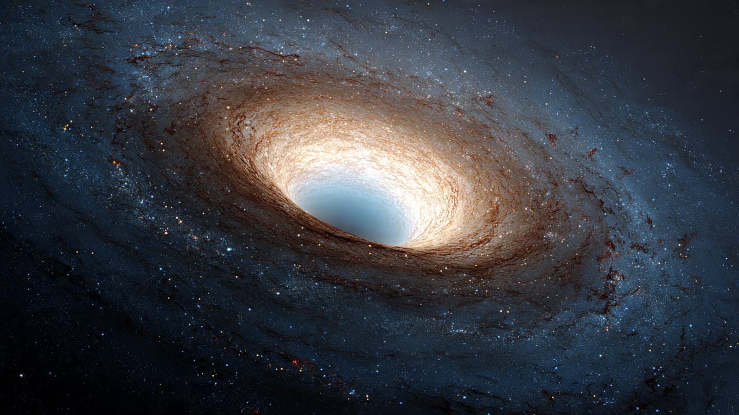 When the universe reveals a black hole that seems to be resting When the universe reveals a black hole that seems to be resting