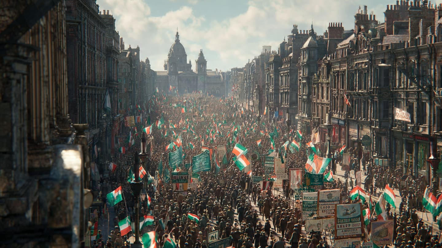 ireland’s Housing Emergency: Violent Scuffles Reported as Eviction Ban Expiry Triggers Mass Demonstrations ireland’s Housing Emergency: Violent Scuffles Reported as Eviction Ban Expiry Triggers Mass Demonstrations