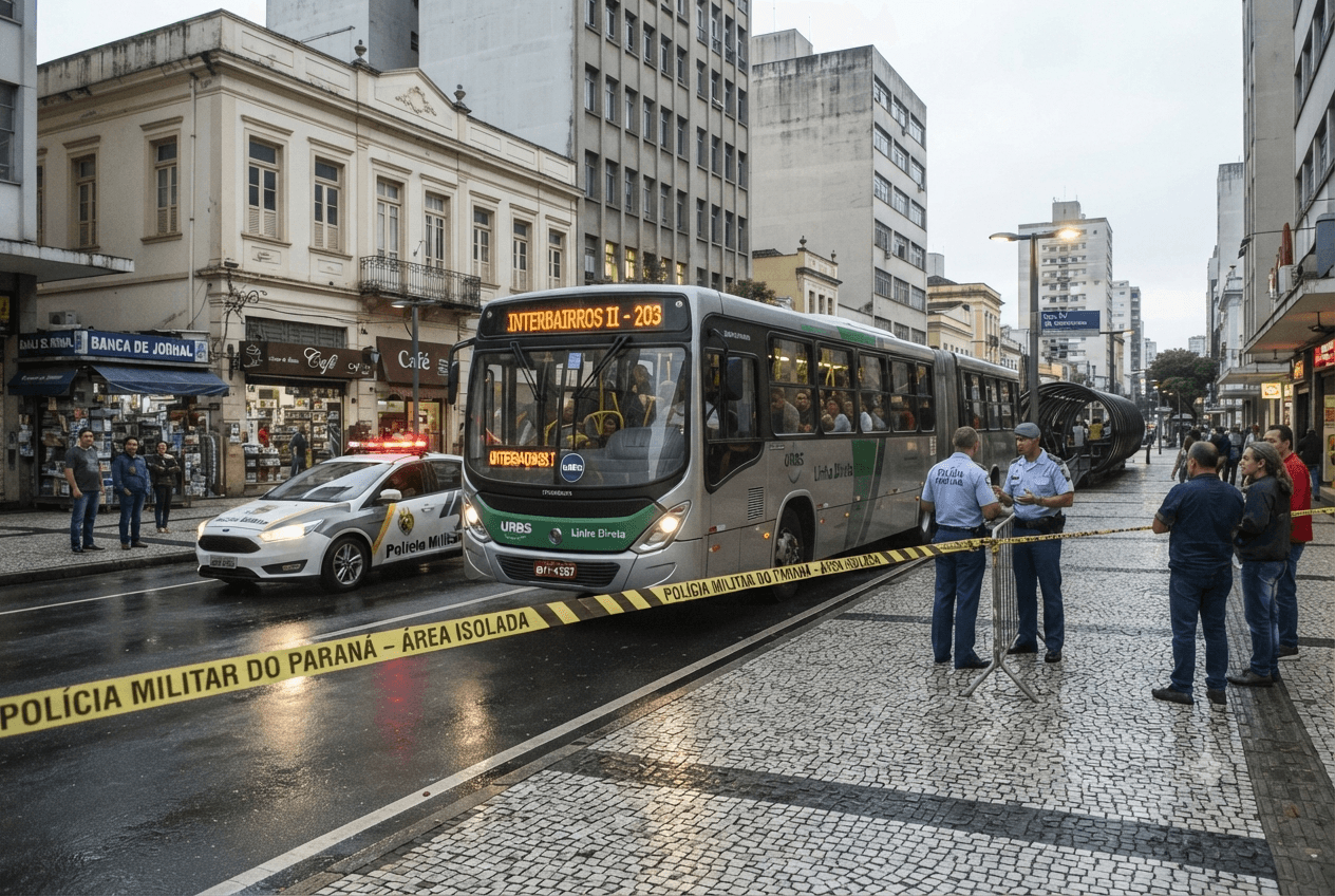 Curitiba Transport Incident: One Pedestrian Killed Following Collision with Public Bus Early Today Curitiba Transport Incident: One Pedestrian Killed Following Collision with Public Bus Early Today
