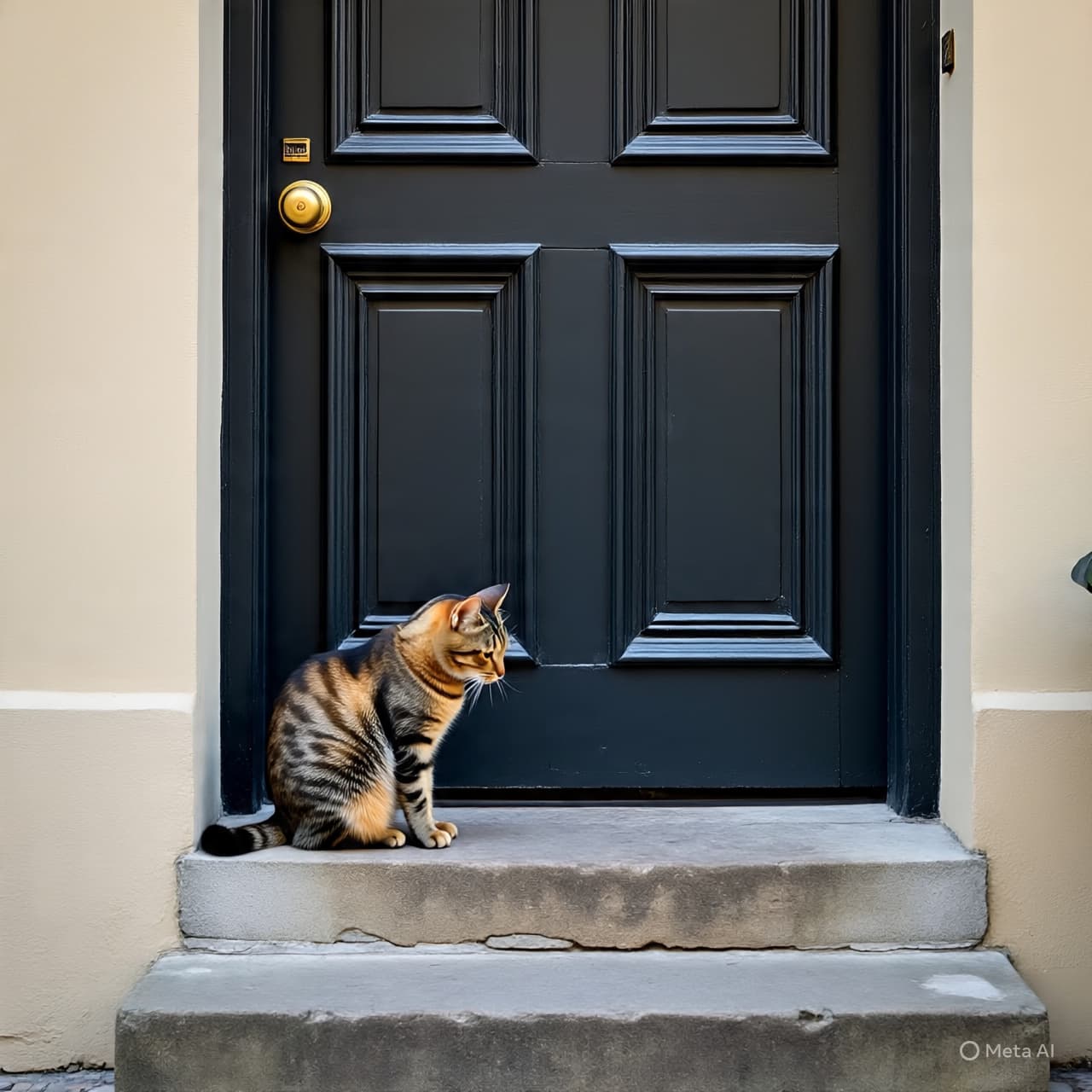 From Shelter to Stone Steps, a Cat Becomes a Landmark of Continuity From Shelter to Stone Steps, a Cat Becomes a Landmark of Continuity