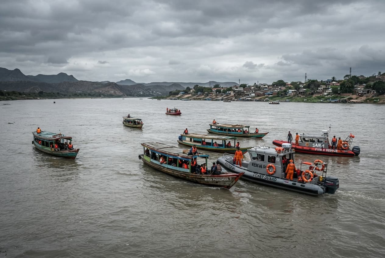 River Collision Tragedy: Twenty Two Dead After Two Passenger Boats Collide Along Congoleese Waterway Route River Collision Tragedy: Twenty Two Dead After Two Passenger Boats Collide Along Congoleese Waterway Route